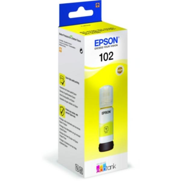 Bilde: Epson Epson 102 Blekkpatron gul, 70 ml T03R440 Tilsvarer: N/A