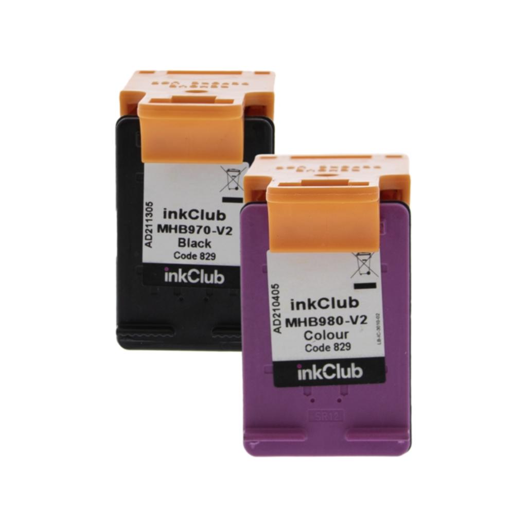 Bilde: inkClub Multipakning blekkpatroner, erstatter HP 304, svart og farge MHB9-2-V2 Tilsvarer: 3JB05AE