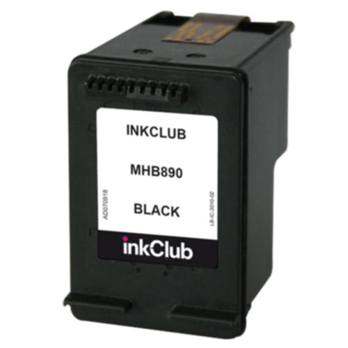 Bilde: inkClub Blekkpatron, erstatter HP 302XL, svart, 480 sider MHB890-V2 Tilsvarer: F6U68AE